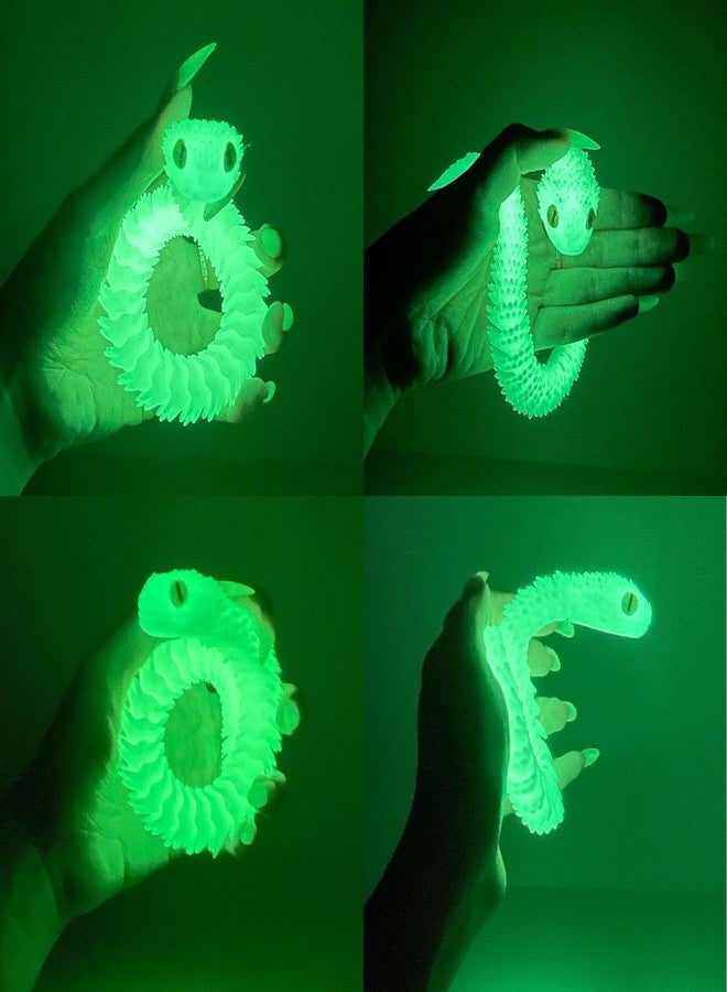 UXBSTM 12in 2pcs 3D Printed Snake Toys, Flexible 3D Printed Animal, Fidget ADHD Snake Toys, Perfect Desk Pet for Animal Collectors, Easter Basket Essentials - Image 3